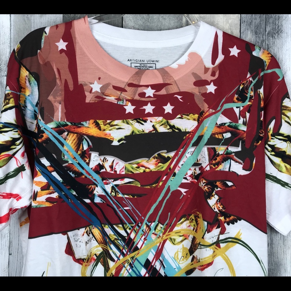 Artigiani Uomini Art Tee Limited Edition Sz Lg EUC - Picture 6 of 8